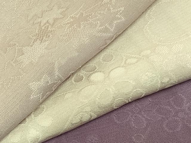 平和屋着物▽訪問着 単衣 雲取り枝花文 暈し染め 正絹 逸品 AABC0570fy