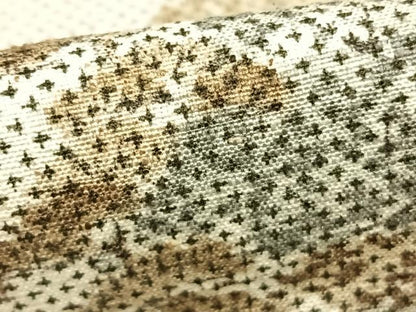 平和屋着物▽上質な紬 単衣 樹林文 正絹 逸品 AABC0585fy