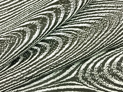 平和屋着物▽お召　単衣　抽象文様　正絹　逸品　AABC0586fy