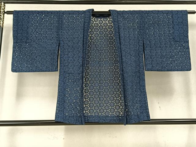 平和屋着物▽羽織 スリーシーズン 春夏秋 塵除け 花尽くし 正絹 逸品 AABC0594fy