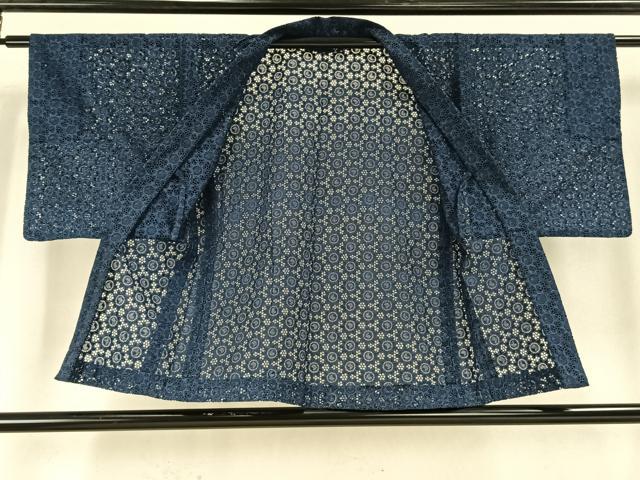 平和屋着物▽羽織 スリーシーズン 春夏秋 塵除け 花尽くし 正絹 逸品 AABC0594fy