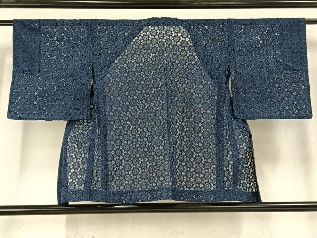 平和屋着物▽羽織 スリーシーズン 春夏秋 塵除け 花尽くし 正絹 逸品 AABC0594fy