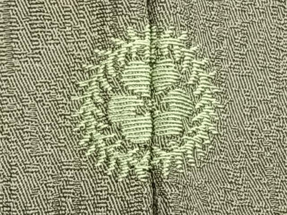 平和屋着物▽訪問着 単衣 刺繍 草花文 源氏香 金糸 正絹 逸品 AABC0600fy