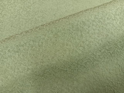 平和屋着物●上質な色無地 山葵色 正絹 逸品 AABC0670ph