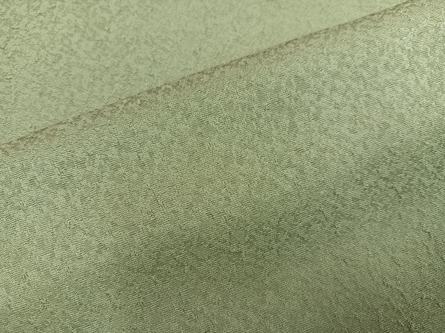 平和屋着物●上質な色無地 山葵色 正絹 逸品 AABC0670ph