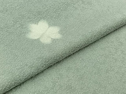 平和屋着物▽上質な小紋 単衣 舞花文 正絹 逸品 AABC0693jh