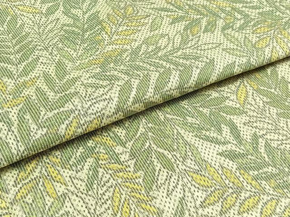 平和屋着物▽上質な紬 単衣 枝葉文 正絹 逸品 AABC0704jh