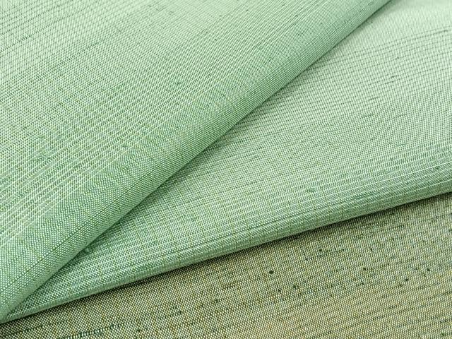 平和屋着物▽上質な紬 単衣 横段文 正絹 逸品 AABC0710jh