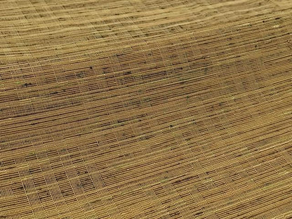 平和屋着物▽上質な紬　単衣　横段文　正絹　逸品　AABC0714jh