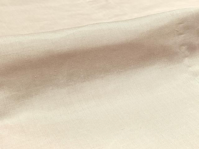 平和屋着物▽本場大島紬 単衣 薄柿色 正絹 逸品 AABC0716jh