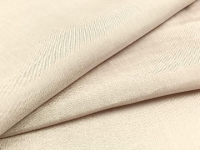 平和屋着物▽本場大島紬 単衣 薄柿色 正絹 逸品 AABC0716jh
