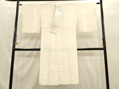平和屋着物■長襦袢　無双仕立て　流水花文　正絹　逸品　AABC1146ma