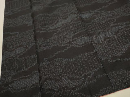 平和屋着物■上質な紬　雲重ね文　正絹　逸品　AABC1160ma