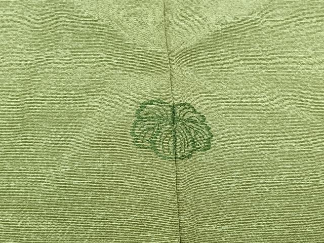 平和屋着物▽訪問着 単衣 刺繍 地紙花文 暈し染め 金糸 正絹 逸品 AABC1212jh