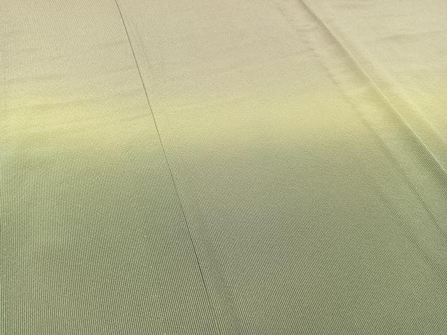 平和屋着物▽訪問着　単衣　霞文　暈し染め　正絹　逸品　AABC1213jh