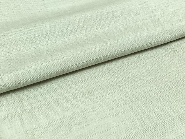 平和屋着物▽上質な紬 単衣 絹鼠色 正絹 逸品 AABC1230jh