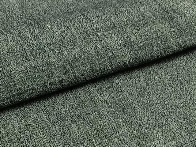 平和屋着物▽上質な紬　単衣　横段文　正絹　逸品　AABC1240jh