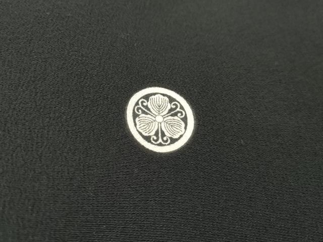 平和屋着物■豪華黒留袖　御所車飛鶴松竹梅文　金彩　正絹　逸品　AABC1309cs