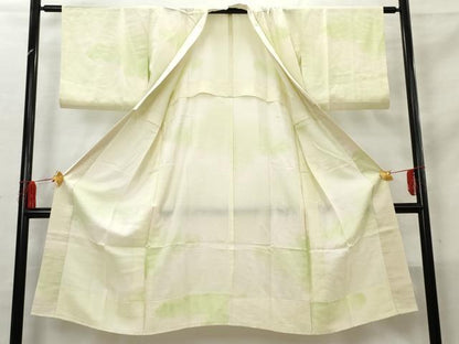 平和屋着物■長襦袢　無双仕立て　立波地紋　暈し染め　正絹　逸品　AABC1338cs