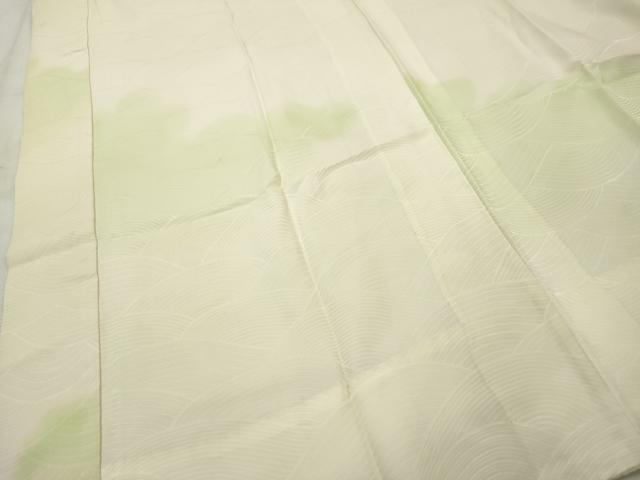 平和屋着物■長襦袢　無双仕立て　立波地紋　暈し染め　正絹　逸品　AABC1338cs
