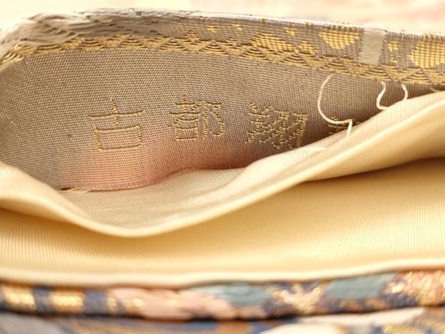 平和屋着物◎六通柄袋帯 唐織 古都翔翔 金糸 正絹 逸品 AABC1573dt