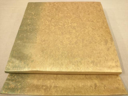 平和屋着物◎六通柄袋帯　霞文　引箔　正絹　逸品　AABC1603dt