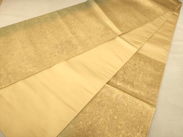 平和屋着物◎六通柄袋帯　霞文　引箔　正絹　逸品　AABC1603dt