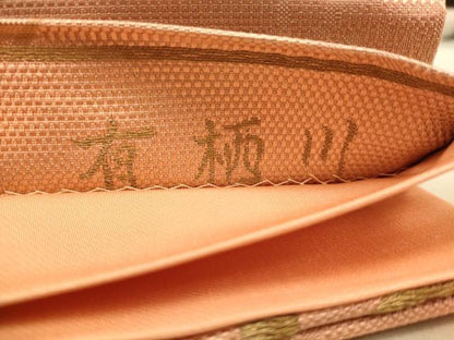 平和屋着物◎六通柄袋帯 名物裂 有栖川 金糸 正絹 逸品 AABC1633dt