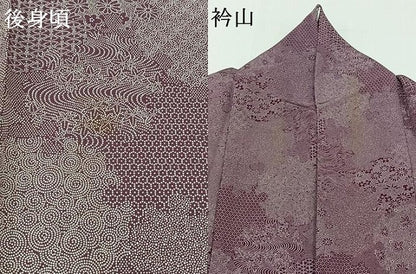 平和屋着物▽江戸小紋 単衣 作家物 寄せ小紋柄 正絹 逸品 AABC1682jh