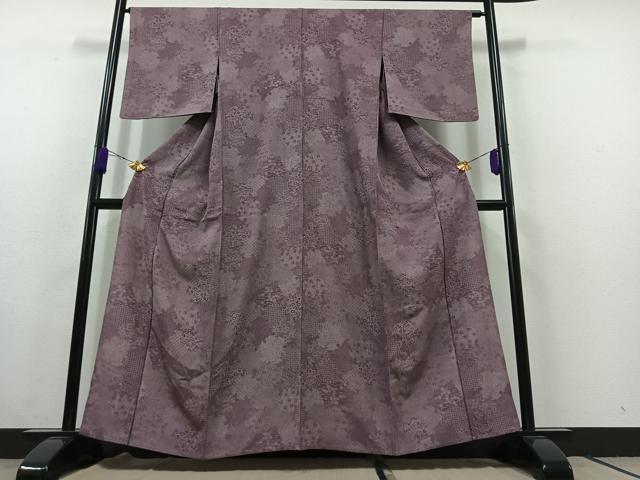 平和屋着物▽江戸小紋 単衣 作家物 寄せ小紋柄 正絹 逸品 AABC1682jh