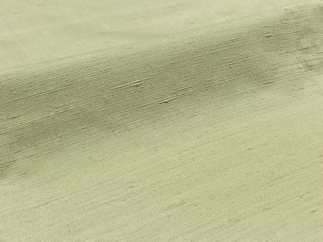 平和屋着物▽男性 紬 単衣 柳鼠色 正絹 逸品 AABC1687jh