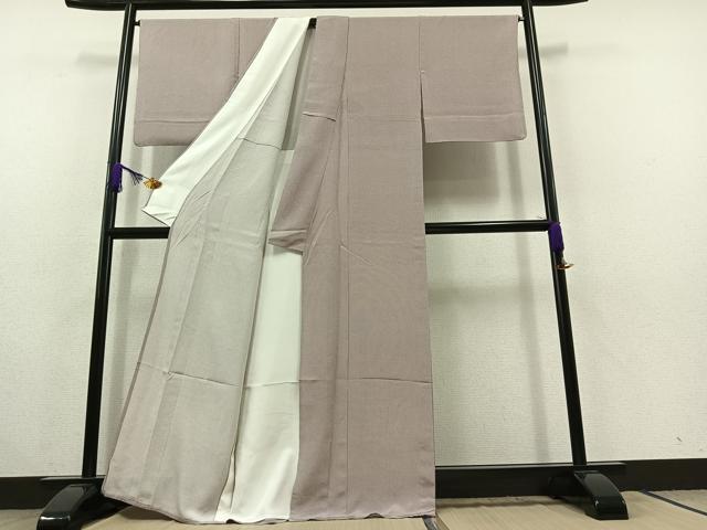 平和屋着物▽江戸小紋 単衣 角通し 正絹 逸品 AABC1692jh