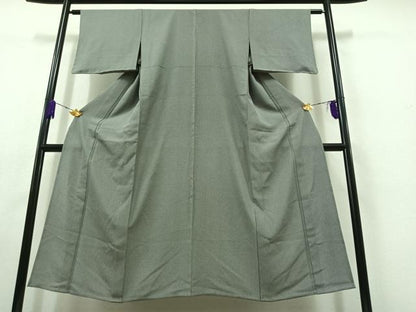 平和屋着物▽江戸小紋　単衣　万筋　ますいわ屋扱い　正絹　逸品　AABC1694jh