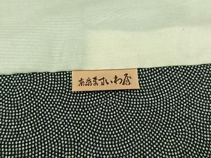 平和屋着物▽江戸小紋　単衣　万筋　ますいわ屋扱い　正絹　逸品　AABC1694jh
