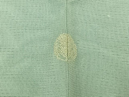 平和屋着物▽訪問着 無双 紗袷 紗×絽 草花文 正絹 逸品 AABC1711jh
