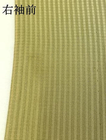 平和屋着物▽道行コート スリーシーズン 春夏秋 塵除け 縞 正絹 逸品 AABC1713jh
