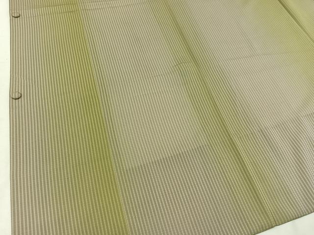 平和屋着物▽道行コート スリーシーズン 春夏秋 塵除け 縞 正絹 逸品 AABC1713jh