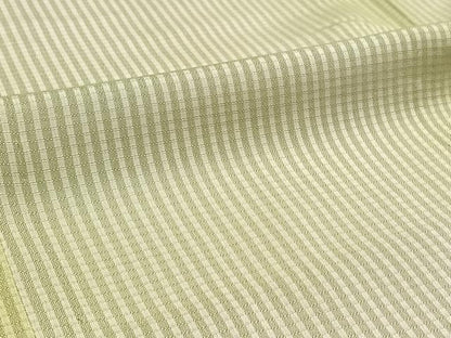 平和屋着物▽道行コート スリーシーズン 春夏秋 塵除け 縞 正絹 逸品 AABC1713jh