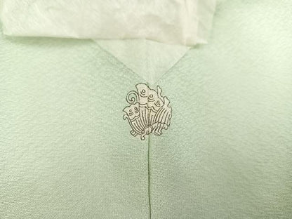 平和屋着物●豪華色留袖 中国三大刺繍 スワトウ刺繍 汕頭刺繍 地紙花文 金糸 正絹 逸品 AABC1733ph