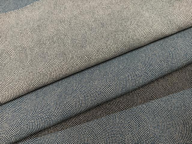 平和屋着物●上質な小紋　横段文　正絹　逸品　AABC1775ph