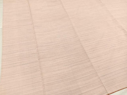 平和屋着物●紅花紬　米沢　霞文　正絹　逸品　未使用　AABC1783ph