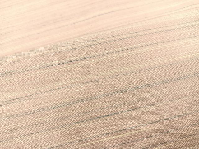 平和屋着物●紅花紬　米沢　霞文　正絹　逸品　未使用　AABC1783ph