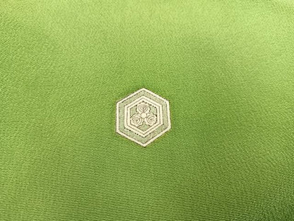 平和屋着物●豪華色留袖 友禅 草花文 正絹 逸品 AABC1785ph