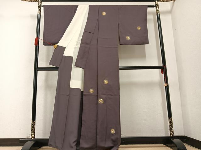 平和屋着物●訪問着 刺繍 丸文 金彩 正絹 逸品 AABC1790ph