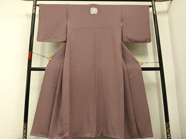 平和屋着物●上質な色無地 鴇浅葱色 正絹 逸品 未使用 AABC1792ph