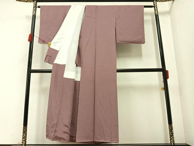 平和屋着物●上質な色無地 鴇浅葱色 正絹 逸品 未使用 AABC1792ph