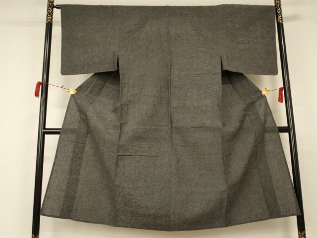 平和屋着物＊夏物 男性 紗紬 霞文 正絹 逸品 AABC1803jd