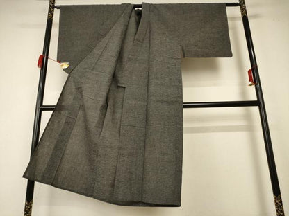 平和屋着物＊夏物 男性 紗紬 霞文 正絹 逸品 AABC1803jd
