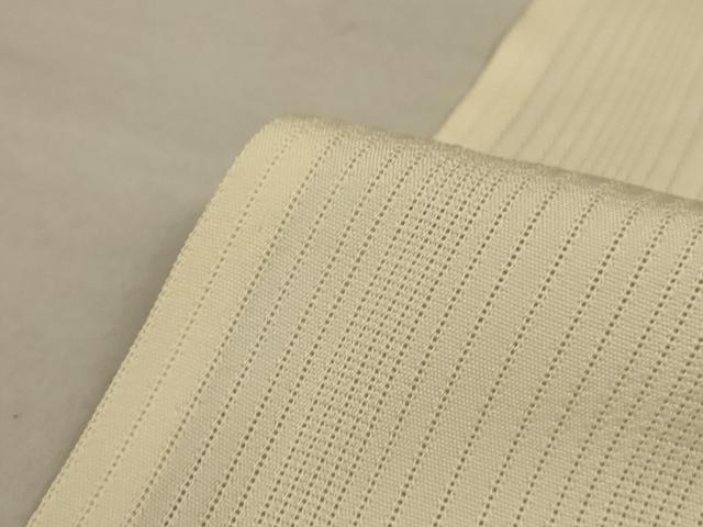 平和屋着物＊夏物 訪問着 縦絽 刺繍 草花丸文 ロング丈 正絹 逸品 AABC1805jd