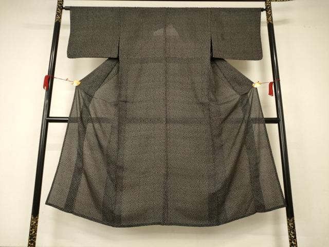 平和屋着物＊夏物 江戸小紋 絽 舞鳥文 正絹 逸品 AABC1806jd